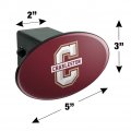 College Of Charleston Cougars Logo Oval Tow Trailer Hitch Cover Plug Insert