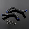 Coolant Silicone Radiator Hose Kit For 1970-1987 Pontiac Firebird Grand Prix Black