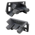2pcs Dishwasher Rack Stop Clip W10195622 Upper Dishrack Slide Rail Rear For Whirlpool Kitchenaid Ken-more Wdt770payw0
