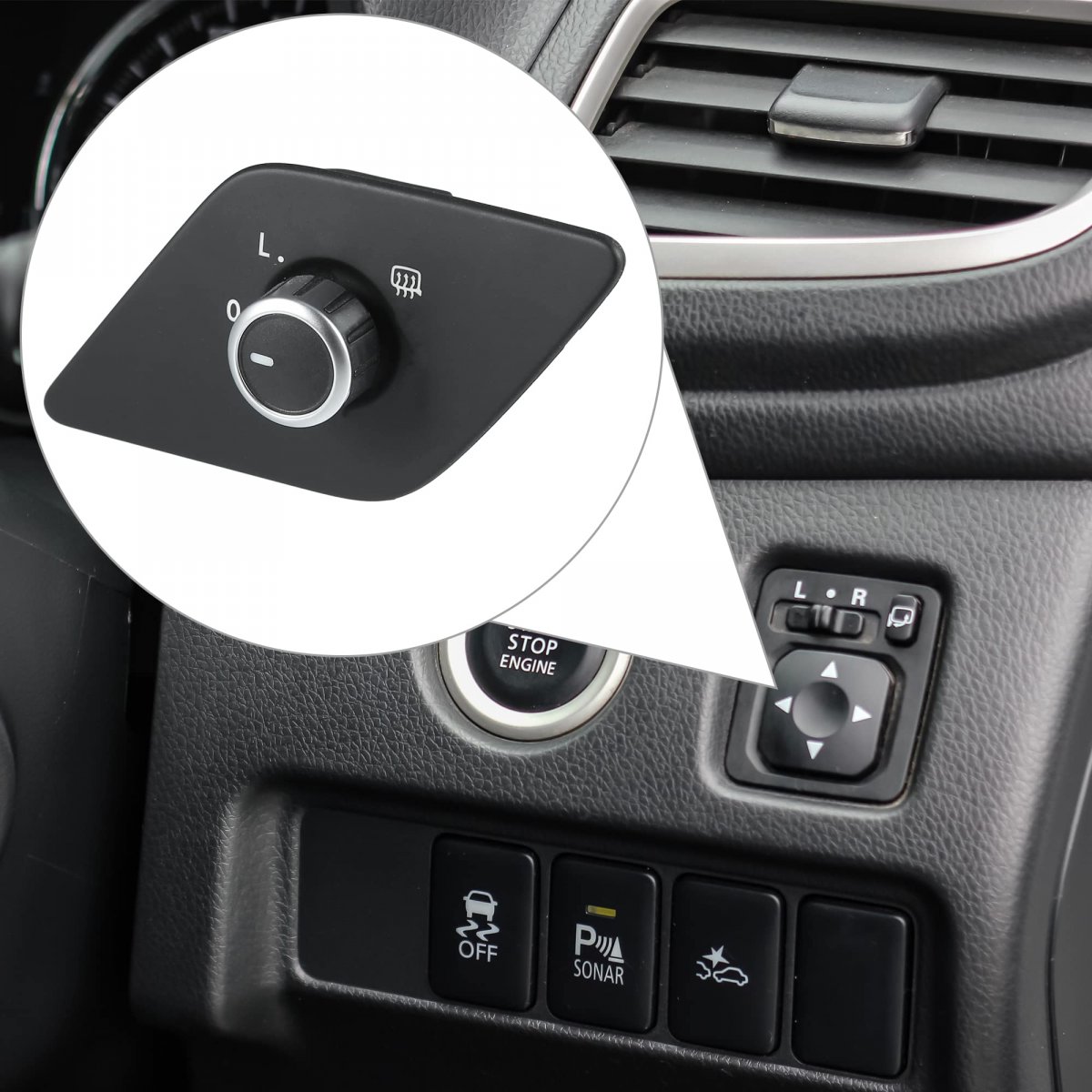 Power Rear View Mirror Switch Remote Control 16d959565a For Volkswagen Jetta 2011-2013