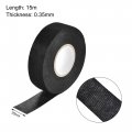 Uxcell Adhesive Cloth Fabric Tape Looms Single-side 25mm X 15m Black