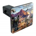 Zion National Park Utah Ut Animals Cougar Bear Deer Raccoons Tow Trailer Hitch Cover Plug Insert
