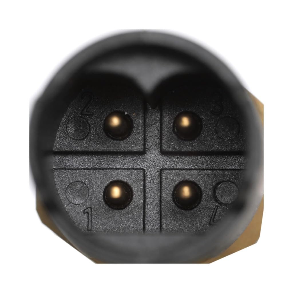 Carlights360 For Bmw 740i 1997 98 99 00 2001 Coolant Temperature Sensor Brass Plastic Black Gold Plug In Connector Bullet