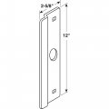 Defender Security U 9507 Latch Shield 2-5 8 In X 12 Gray Single Pack