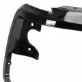 Ecotric Headlights Headlamps Trim Bezel Black Compatible With 1992-1997 F250 F350 F450 Truck 1992-1996 Bronco F150 Pickup