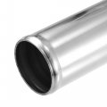 X Autohaux Od 57mm 2 25 Length 12 300mm Aluminum Alloy Tube Intercooler Pipe Straight Air Intake Silver Tone For Car