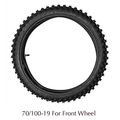 Zxtdr Set Of Four Tire And Inner Tube Front 70 100-19 Rear 90 100-16 For Dirt Pit Bikes Off Road 
