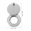 Osaladi Simple Designs Front Door Peephole Cover Apartment Car Protector For Inside The Peep Hole Plate Security Sharp Metal