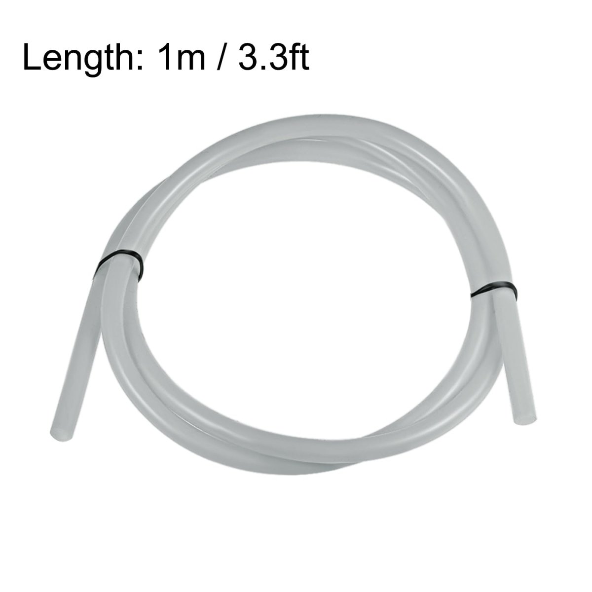 Silicone Tubing 5 32 4mm Id X 1 4 7mm Od 3 3ft Rubber Tube Air Hose Water Pipe For Pump Transfer Gray