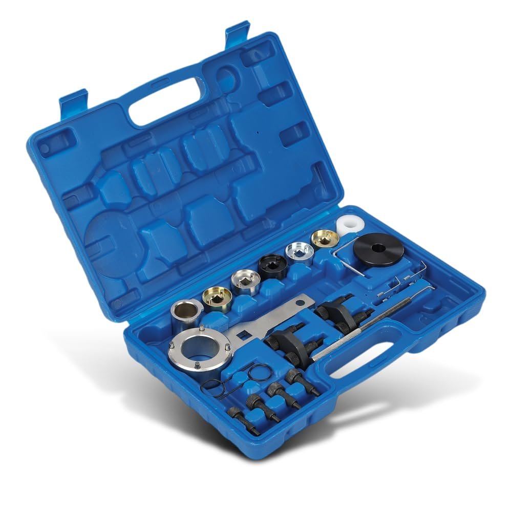 Camshaft Crankshaft Engine Timing Tool Kit For Audi Vw Vag 2006 To 2018 Silver 45 Steel Professional Set