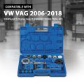 Camshaft Crankshaft Engine Timing Tool Kit For Audi Vw Vag 2006 To 2018 Silver 45 Steel Professional Set