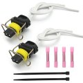 Saihisday 2 Pack Vgt Solenoid And Ipr Pigtail Harness Replacement For 7 3l Power Stroke Valve 6 0l Turbo 
