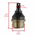 Caltric Front Upper Or Lower Ball Joint Compatible With Honda Trx500fga Trx500 Fga Rubicon 500 Gpscape 2004-2008