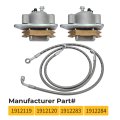 Front Left Right Brake Calipers Hose Lines For Polaris Ranger 570 2015-2021 500 2017-2022 Etx 2015-2016