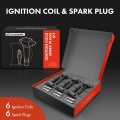 A-premium Set Of 6 Ignition Coil Pack And Iridium Spark Plugs Compatible With Gmc Acadia Canyon Chevrolet Camaro Colorado