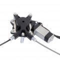 Aintier Front Left Driver Side Power Window Regulator With Motor Fits For 2005-2010 Dodge Dakota 2006-2008 Mitsubishi Raider
