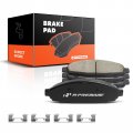 A-premium Front Ceramic Disc Brake Pads Set Compatible With Select Ford Lincoln And Mercury Models Crown Victoria Town Car