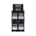 Power Window Switch Front Driver Side For Mercury Grand Marquis 1990 1991 Black Plastic Housing Bullet Terminal Replacement 