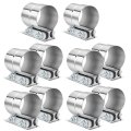 Auto Dynasty 2 5 Inches Lap Joint Band Exhaust Muffler Seal Clamp Sleeve Universal Use For Id Od Slip Fit Pipe Stainless Steel 