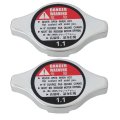 2x Replacement Radiator Cap Cover For Honda 2006-2015 Civic Cooling Part 19045-raa-003 19045raa003 Chrome Finish