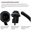 68168 1allp00003 License Plate Lights Cover Lens Socket Rear Lamp Wire Harness Replacement For 1995-2001 Jimmy
