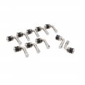 10 Pcs 90 Degree Angle Motorcycle Tubeless Tire Meatl Stem Valve W Dust Cap 