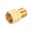 Uxcell 1 8 Npt Male X Female Brass Pipe Fitting Hex Reducer Adaptor For Water Gas Transfer 4pcs