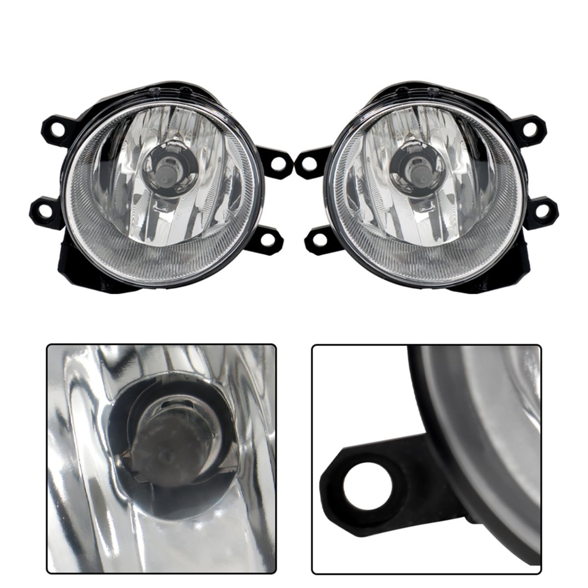 Pair Driving Fog Lamps Assembly Replacement For Corolla Sport Se S 2014 2015 2016 Lights Front Bumper 8148102480 8148202470