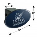 Palm Beach Atlantic University Primary Logo Oval Tow Hitch Cover Trailer Plug Insert 2