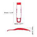 Red Car Remote Key Fob Case Cover Shell Trim Plastic For Porsche Cayenne Panamera Macan