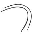 Front Left Right Roof Molding Trim For Honda Civic 2016 2021 Replace 74316-tba 74306-tba Black Weather Stripping 2 Piece Set 