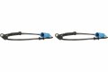 Abs Wheel Speed Sensors Rear Kit For Bmw 740il 2000 2001 Rear Left Right 