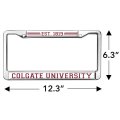 Colgate University School Logo Full Size Standard License Plate Metal Frame