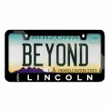 Ipick Image Made For Lincoln Black Metal License Plate Frame