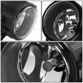 Fl-ztl-367-ch Chrome Housing Fog Lights Pair For 06-21 Mustang 08-14 Focus 11-22 Transit Connect 07-14 Lincoln Navigator