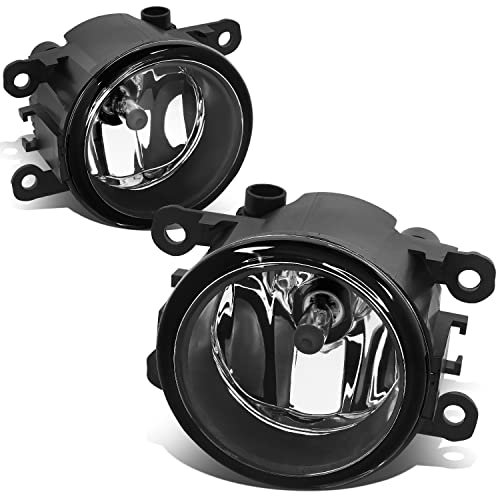 Fl-ztl-367-ch Chrome Housing Fog Lights Pair For 06-21 Mustang 08-14 Focus 11-22 Transit Connect 07-14 Lincoln Navigator