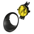 Compatible With Dodge Ram 3rd Gen Pair Of Chrome Housing Headlight Amber Fog Light Bezels