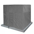 Khomo Gear Waterproof Heavy Duty Outdoor Air Conditioning Cover Ac Protector Conditioner Outside Units Grey Ac-cover-grey 