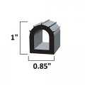 1 Auto Rv Marine Self Adhesive Exterior Slide Out D Rubber Weather Seal 10 Foot
