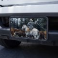 Graphics More Ranch Cowboy Cattle Drive Roundup Novelty Metal Vanity Tag License Plate