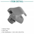 Acropix Car Sun Visor Hook Clip Bracket Retainer Replacement Fit For Honda Accord Black 2pcs Gray