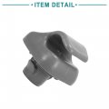 Acropix Car Sun Visor Hook Clip Bracket Retainer Replacement Fit For Honda Accord Black 2pcs Gray