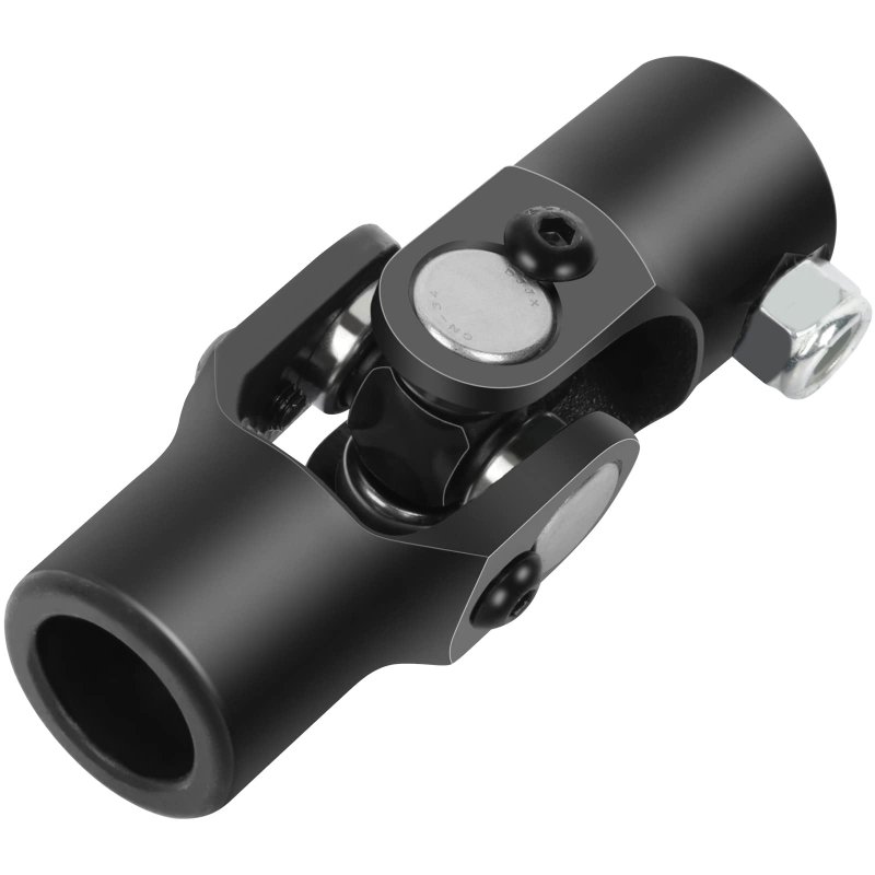 Steering Joints 9 16-26 Spline X 3 4 Smooth Round U-joint Shaft Black