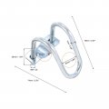 Uxcell Cross-connector Vertical Pipe Clip 8pcs Fit 1 25mm To 1-1 4 32mm Crossover Buckle Steel Cross Clamp For Greenhouse