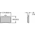 Wilwood 150-8733-2 Pad Setbp-10 6208 