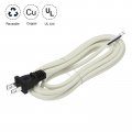 Uxcell 8ft 18 2 Cloth Covered Lamp Cord With Plug 3 Pcs Vintage Electrical Stripped Ends For Extension Wiring Diy Repairing