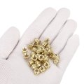 Knurled Insert Nuts 50pcs M5 X 6mm L 8mm Od 3d Printing Brass Female Threadeds Heat Set Insert Embedment 
