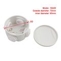 Yxq Abs Waterproof Junction Box Electric Project Enclosure Round Shape Case For Diy 