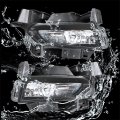 Front Bumper Fog Lights Assembly With Chrome Bezel Bulbs Switch And Wiring Kit Replacement For Ver-sa 2020 2021 Halogen Clear