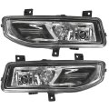 2-pack Front Bumper Fog Lights Assembly With Chrome Bezel Bulbs Switch And Wiring Kit Replacement For Ver-sa 2020-2021 